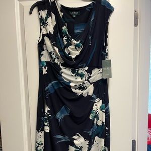 NWT Ralph Lauren floral dress size 14